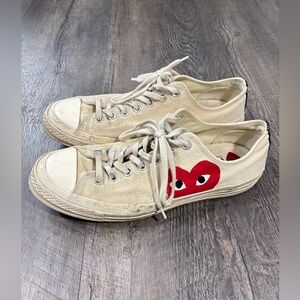 Converse x PLAY Comme des Garçons Chuck 70 Low Top Sneakers